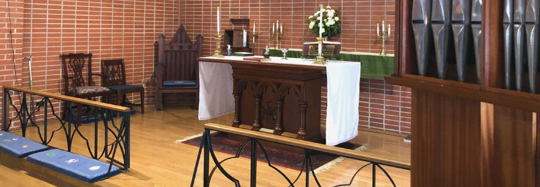 The altar and chancel of St. Andrew's